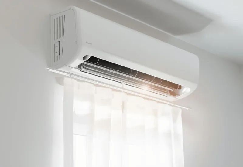 Split mural intérieur installation